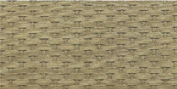 Rattan Can flexible clay cladding — woven cane, three tones